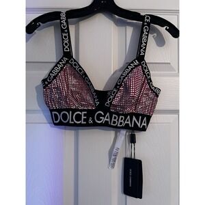 Dolce & Gabbana Rhinestone Crystal Bra